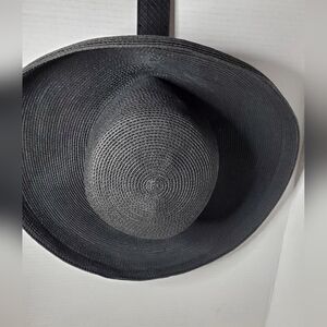Eric Javits New York Black Wide Brim Squishee Foldable Hat